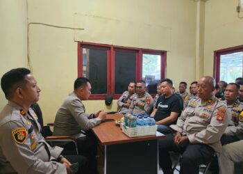 Kapolres Banyuasin Beri Arahan Strategis Kepada Personil Polsek Rambutan