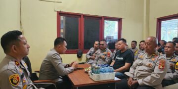 Kapolres Banyuasin Beri Arahan Strategis Kepada Personil Polsek Rambutan