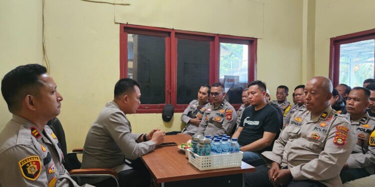 Kapolres Banyuasin Beri Arahan Strategis Kepada Personil Polsek Rambutan