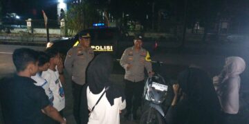 Polsek Pangkalan Kerinci Gencarkan Patroli Malam Lewat Kegiatan Rutin yang Ditingkatkan