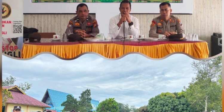 Sosialisasi Green Policing dan Tanam Bibit Pohon di SMA Negeri 1 Bunut