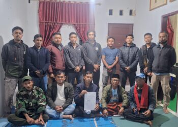 Sukseskan Pemilihan, Penandatanganan Fakta integritas Calon Reje Dengan P2R Gunung Bahgie