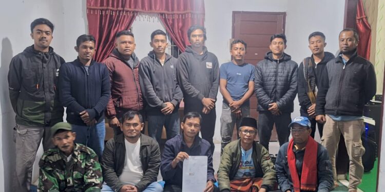 Sukseskan Pemilihan, Penandatanganan Fakta integritas Calon Reje Dengan P2R Gunung Bahgie