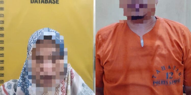 Pasutri Diciduk Polres Kampar Modus Umroh Bodong Penipuan Rp 500 Jt Surat Tanah Palsu