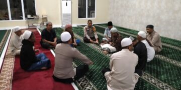 Melalui Subuh Harmoni, Polsek Pangkalan Lesung Sampaikan Himbauan Kamtibmas ke Masyarakat