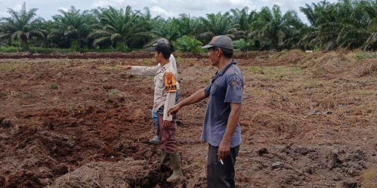 Kapolsek Teluk Meranti Pantau Penanaman Jagung Pipil Tahap II Dukung Program Asta Cita Presiden