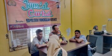 Jalin Silaturahmi dan Komunikasi, Polsek Pangkalan Kerinci Kembali Gelar Jumat Curhat