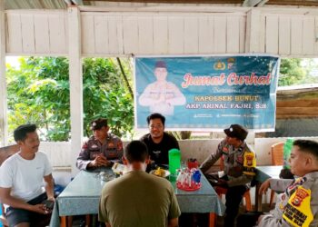 Polsek Bunut Gelar Jumat Curhat, Kapolsek Ajak Warga Cegah Narkoba dan Judi Online