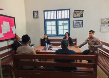 Polsek Kerumutan Gelar Ibadah Minggu Kasih di GPIB Eben Haezer, Pererat Sinergi Polisi dan Jemaat