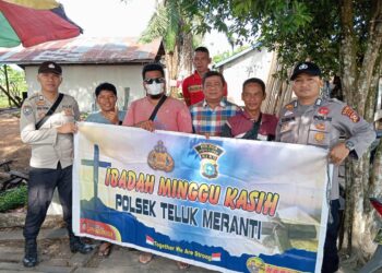 Polsek Teluk Meranti Gelar Minggu Kasih, Awasi Remaja Nongkrong Larut Malam