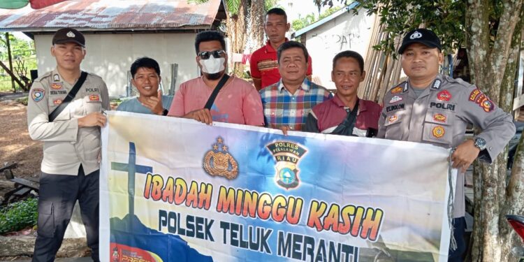 Polsek Teluk Meranti Gelar Minggu Kasih, Awasi Remaja Nongkrong Larut Malam