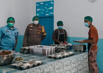 Polsek Bunut Pantau Dapur SPPG Makan Gizi Gratis untuk Ribuan Siswa di Lubuk Terap