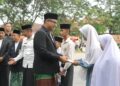 Kapolres Kampar: Santri Garda Terdepan Mengawal Indonesia! Hadiri Upacara HSN, Ajak Santri Terus Berkontribusi untuk Bangsa!”