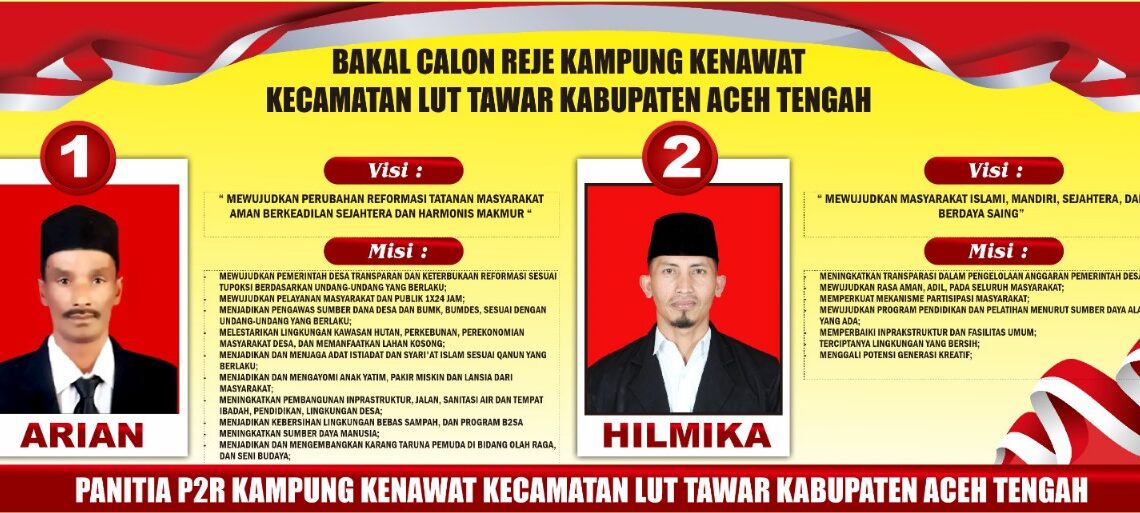 Unggul 8 Suara, Nomor Urut 1 Arian Terpilih Menjadi Reje Kampung Kenawat