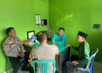 Polsek Pangkalan Kuras Sambangi Tokoh Agama untuk Perkuat Harkamtibmas