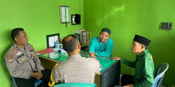 Polsek Pangkalan Kuras Sambangi Tokoh Agama untuk Perkuat Harkamtibmas