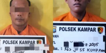 Konco Arek Sekawan Specialis Pencurian Di Bekuk Polsek Kampar