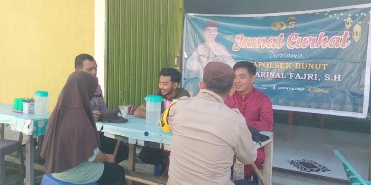Polsek Bunut Gelar “Jumat Curhat” untuk Tingkatkan Kamtibmas di Pelalawan
