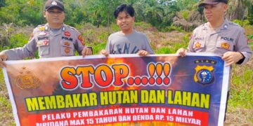 Polisi Gencarkan Sosialisasi Pencegahan Karhutla di Pelalawan