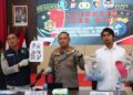 Konferensi Pers Polres Siak Tangkap Pembunuh di Tualang dalam Waktu 1×24 Jam Dipicu Masalah Hotspot WiFi