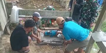 TMMD Ke 126, Kodim 0106/Aceh Tengah Bangun Program Air Bersih Di Masjid Baitusalam Atu Lintang