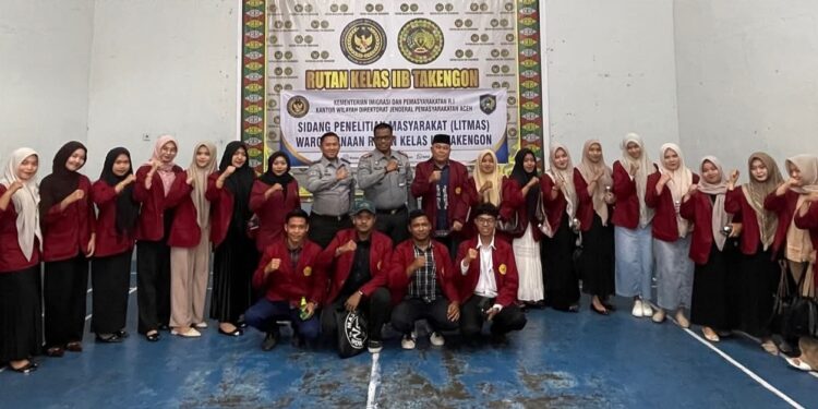 Karutan Rusli Terima Kunjungan Studi Lapangan Dari Delegasi STIH Muhammadiyah Takengon
