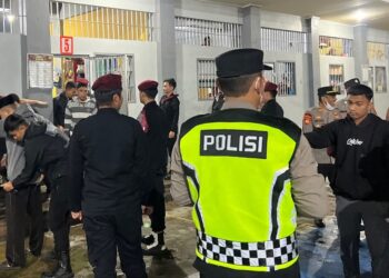 Rutan Takengon Bersama Polres Aceh Tengah Gelar Razia Blok Hunian Warga Binaan