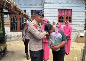 Kompi 2 Batalyon B Pelopor Gelar Anjangsana dan Baksos Sambut HUT Korps Brimob ke-80