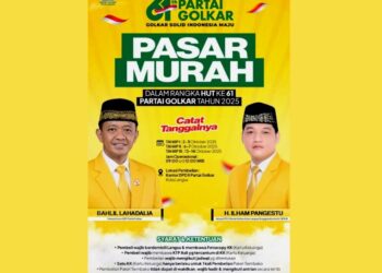 Golkar Langsa Gelar Pasar Murah, Harga Sembako Sepaket Rp 61 Ribu, Catat Tanggalnya!