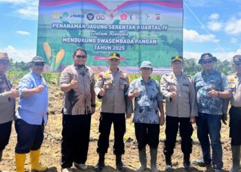 Dukung Swasembada Pangan Nasional, PTPN IV Regional VI dan Polres Langsa Gelar Penanaman Jagung