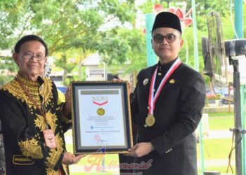 Peringatan HUT Kota Langsa ke-24, Pemko Langsa Terima Piagam Penghargaan Rekor Muri dan OJK