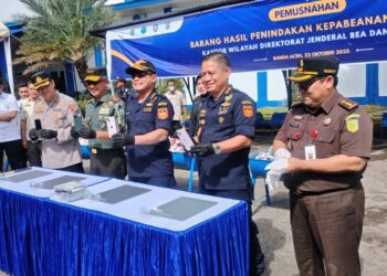Bea Cukai Ungkap Hasil Penindakan Nasional dan Wilayah Aceh 2025
