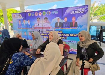 IDI Cabang Kota Langsa Kolaborasi Gelar Bakti Sosial Kesehatan di Hari Sumpah Pemuda
