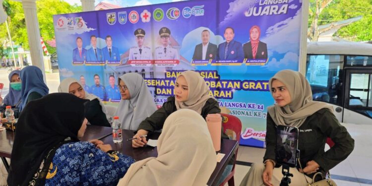 IDI Cabang Kota Langsa Kolaborasi Gelar Bakti Sosial Kesehatan di Hari Sumpah Pemuda
