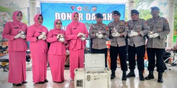 Sambut HUT ke-80, Sat Brimob Polda Aceh Gelar Donor Darah