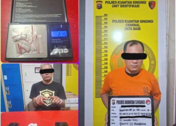 Bekuk Kurir Kedua di Sentajo Raya I Kapolres : Jaringan Narkoba Tak Ada Ruang di Kuansing