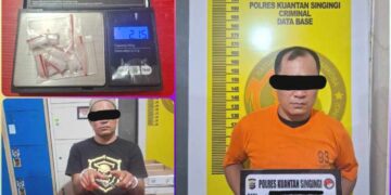Bekuk Kurir Kedua di Sentajo Raya I Kapolres : Jaringan Narkoba Tak Ada Ruang di Kuansing