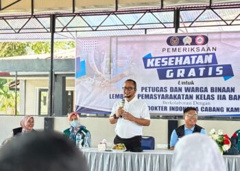 Wujudkan Pemasyarakatan Sehat Lapas Bangkinang Gandeng IDI kampar Gelar Pemeriksaan Kesehatan Gratis