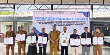 Wujudkan Proyek Perubahan PKN II, KaLapas Bangkinang Laksanakan Perjanjian Kerjasama Lintas sektor