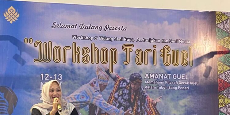 Workshop Tari Guel Taman Budaya Aceh Persiapan Rekor MURI 1.000 Penari