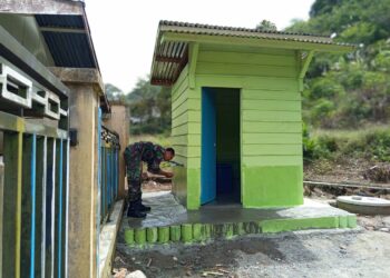 Pembangunan MCK TMMD Ke-126 Di Arul Gele Sudah Selesai