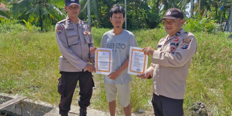 Sosialisasi Maklumat Kapolda Riau Antisipasi Karhutla di Kuala Kampar