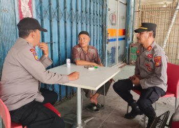 Akhir Pekan, Polsek Pangkalan Kuras Sambangi Tokoh Masyarakat untuk Cegah Gangguan Kamtibmas