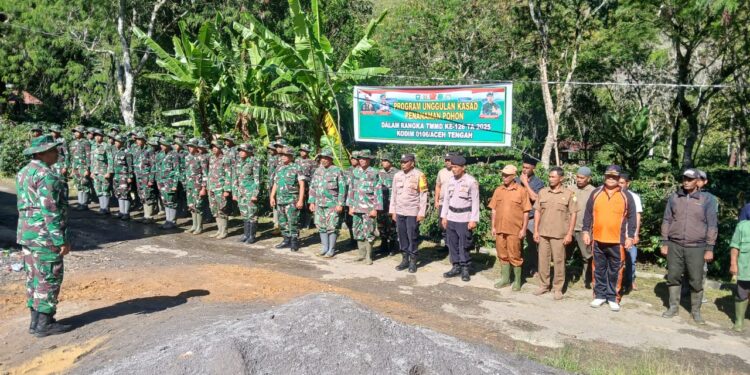 TMMD Ke-126, Satgas Kodim 0106/Aceh Tengah Selamatkan Lingkungan 