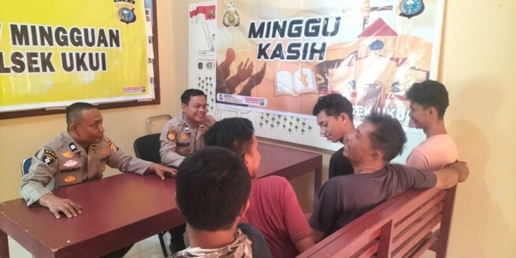 Lewat Minggu Kasih, Polsek Ukui Serap Keluhan Warga Soal Karhutla dan Kenakalan Remaja
