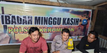 Polsek Kerumutan Gelar “Minggu Kasih” untuk Menjalin Kedekatan dengan Jemaat Kristen