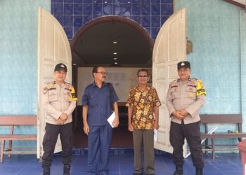 Polsek Pangkalan Kuras Gelar Minggu Kasih, Sampaikan Pesan Kamtibmas dan Green Policing