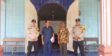 Polsek Pangkalan Kuras Gelar Minggu Kasih, Sampaikan Pesan Kamtibmas dan Green Policing
