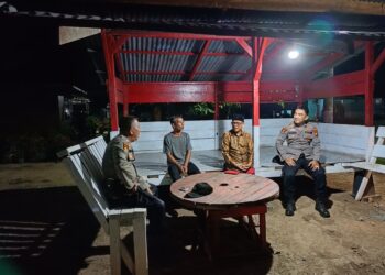 Polsek Pangkalan Lesung Tingkatkan Harkamtibmas Lewat Pengecekan Pos Kamling