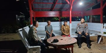 Polsek Pangkalan Lesung Tingkatkan Harkamtibmas Lewat Pengecekan Pos Kamling